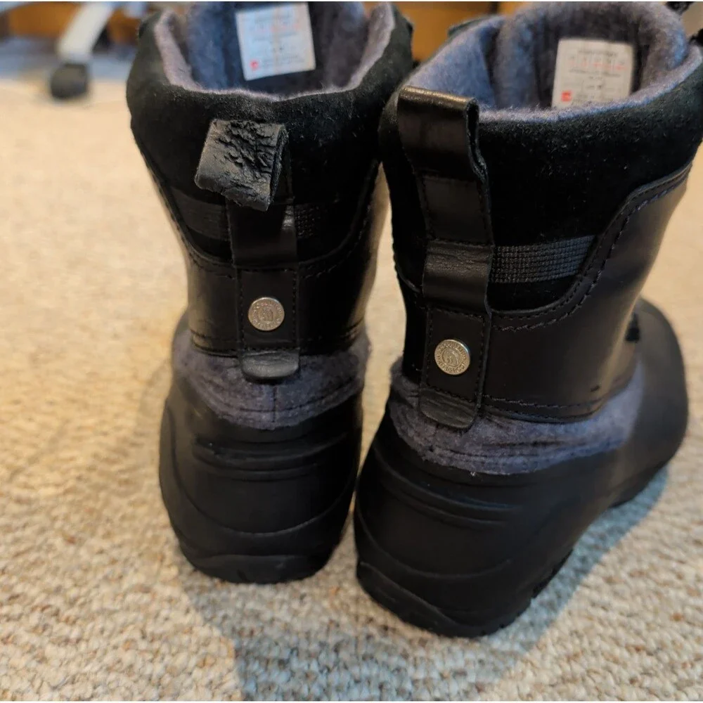 The North Face Shellista III Shorty Boots Womens 7.5 Black Lace Up Snow Winter